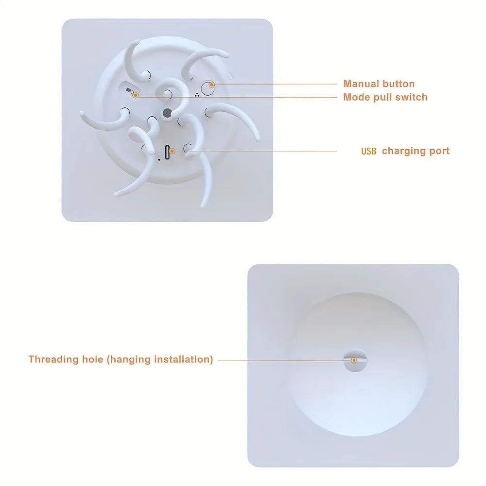 Veilleuse Méduse Bionique RGB - Contrôle Vocal & Tentacules Dansants