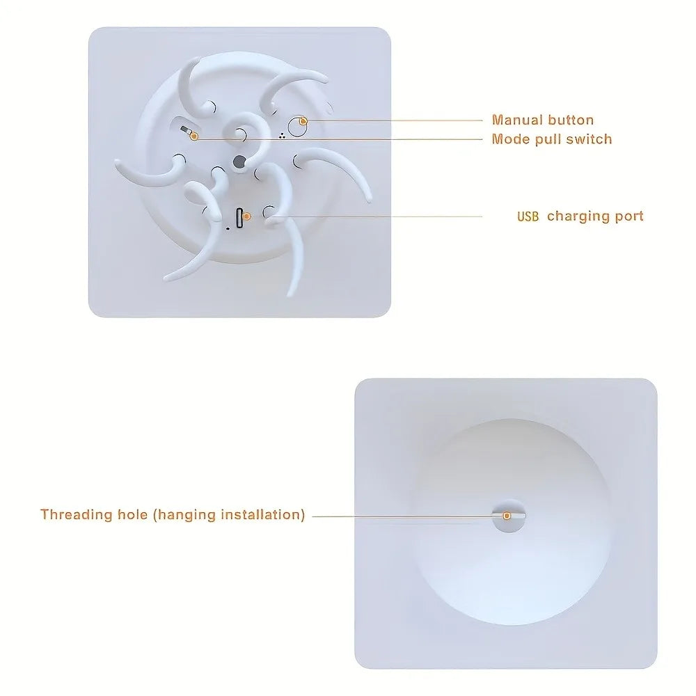 Veilleuse Méduse Bionique RGB - Contrôle Vocal & Tentacules Dansants